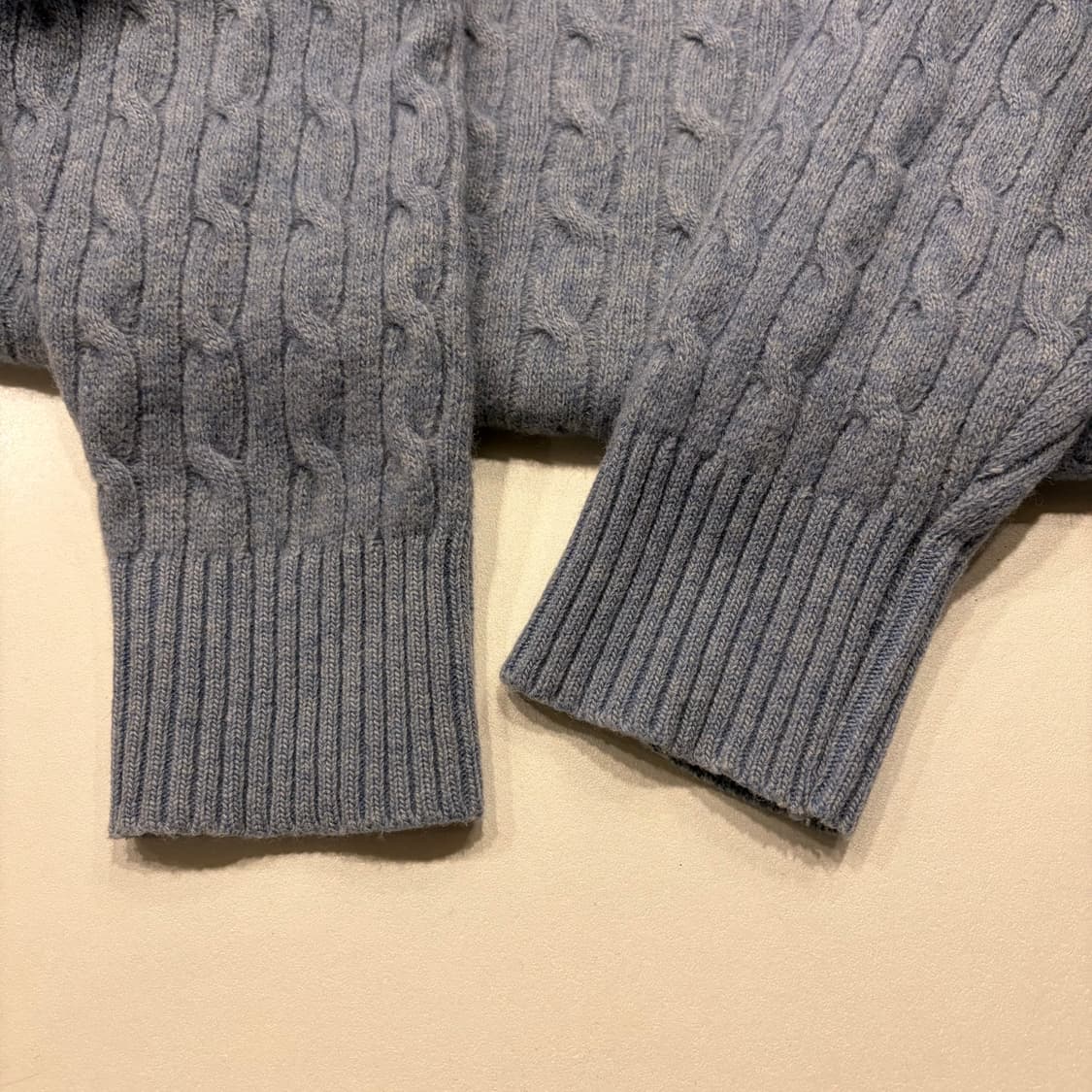 [95] 라코스테 재팬 케이블 니트 스웨터 스카이블루 C227 상품이미지9