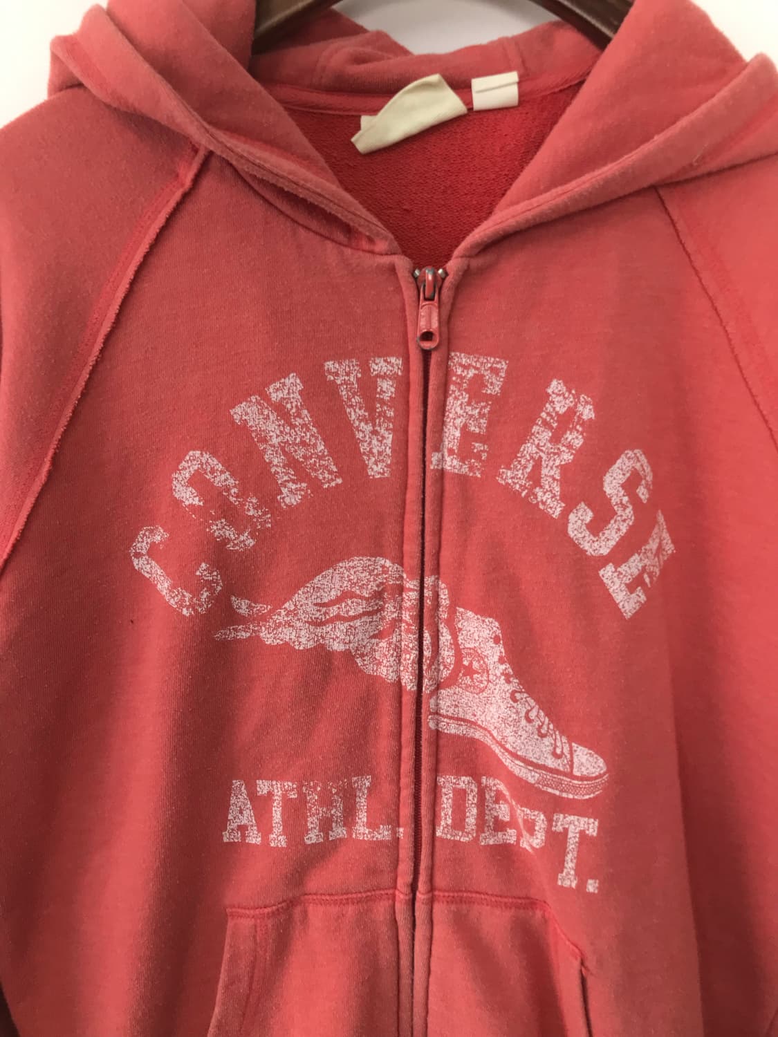 컨버스 y2k 와투케 빈티지 캐럿 후드집업 상품이미지4