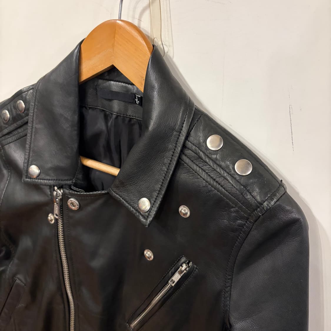 BLK DNM 레더라이더자켓 S 상품이미지2