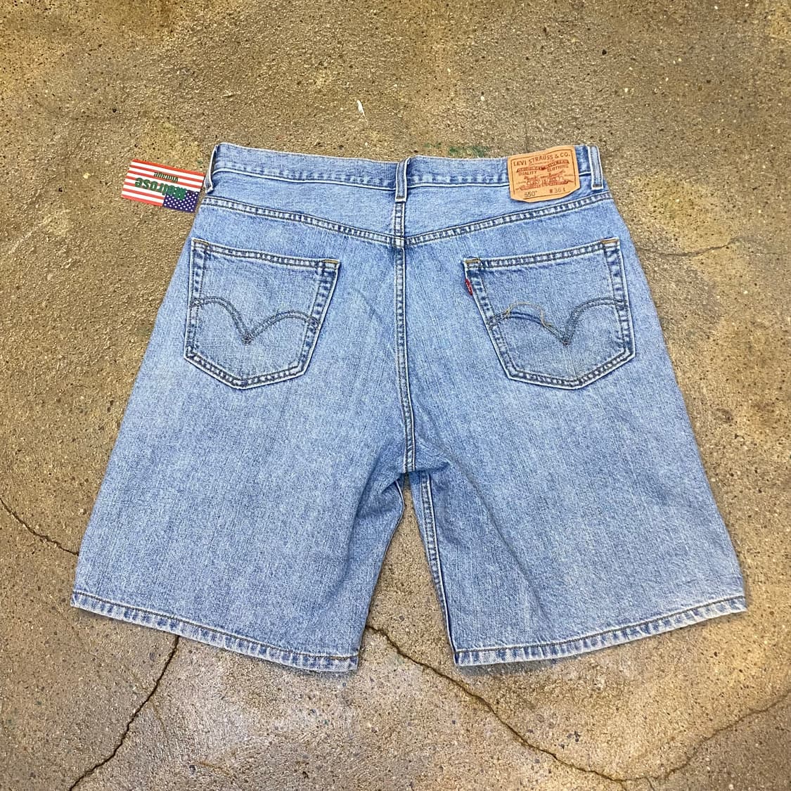 미국 빈티지 리바이스 505 연청바지 36size 상품이미지5