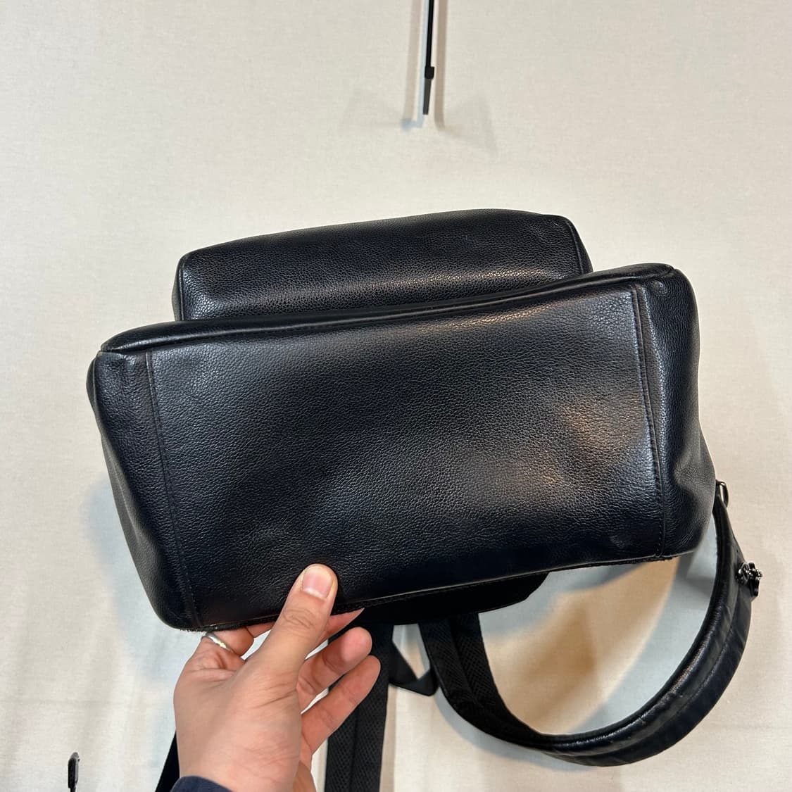 코치 COACH 레더 백팩 블랙 상품이미지8