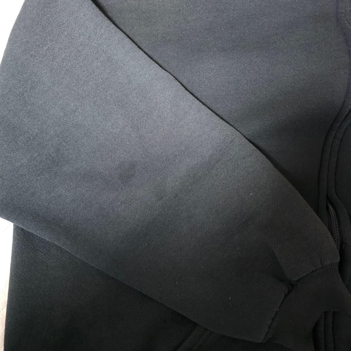 [XXL] 90s USA 빈티지 러셀 애슬레틱 후드집업 블랙 로고 상품이미지4