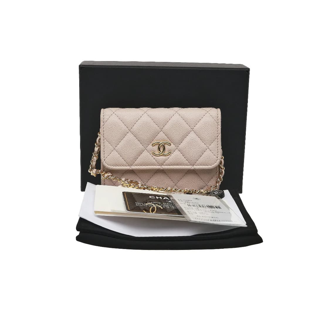 [S급] 샤넬  캐비어 코코 금장 체인 미니 크로스백 판매합니다!!! 상품이미지1