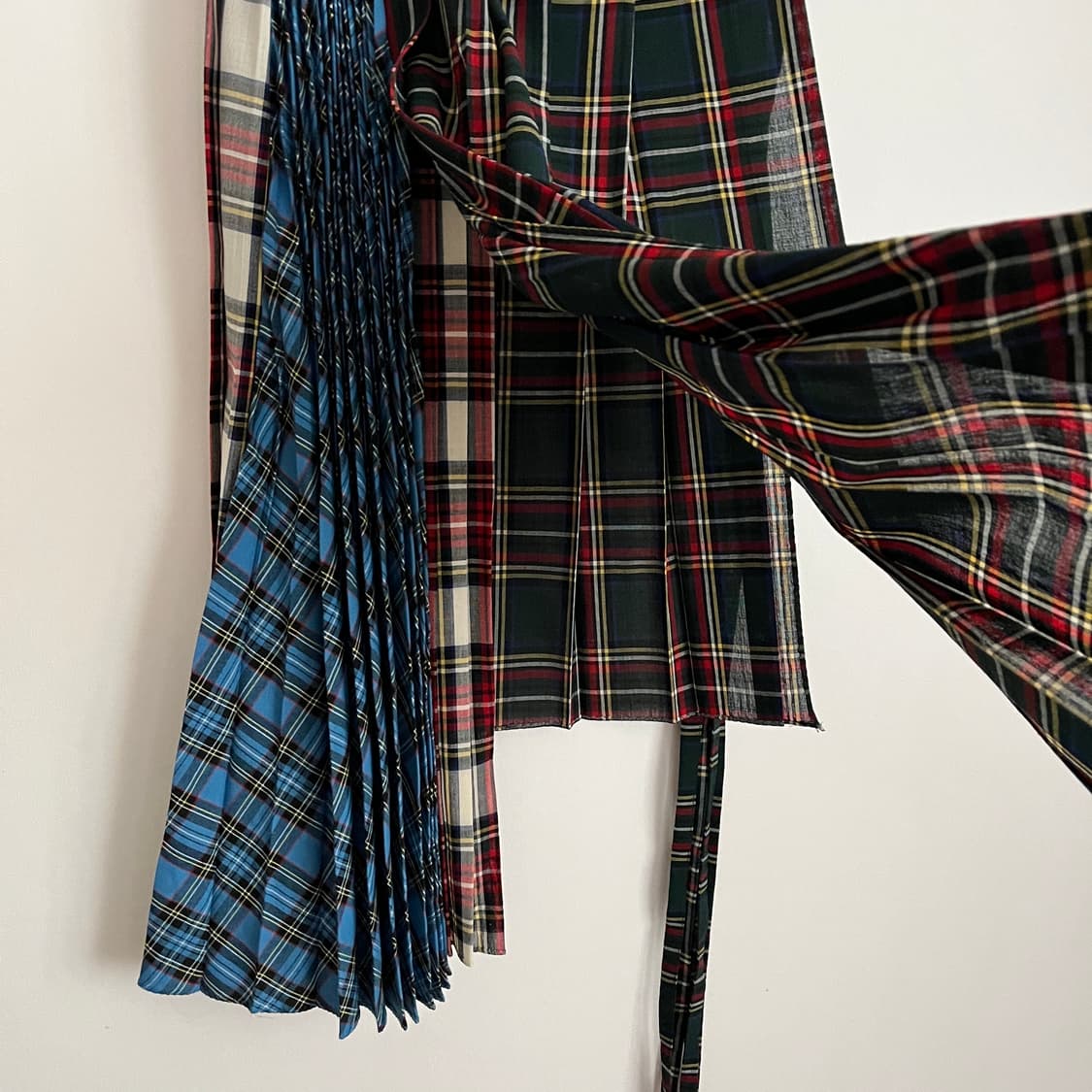 facetasm tartan check wrap skirt 상품이미지6