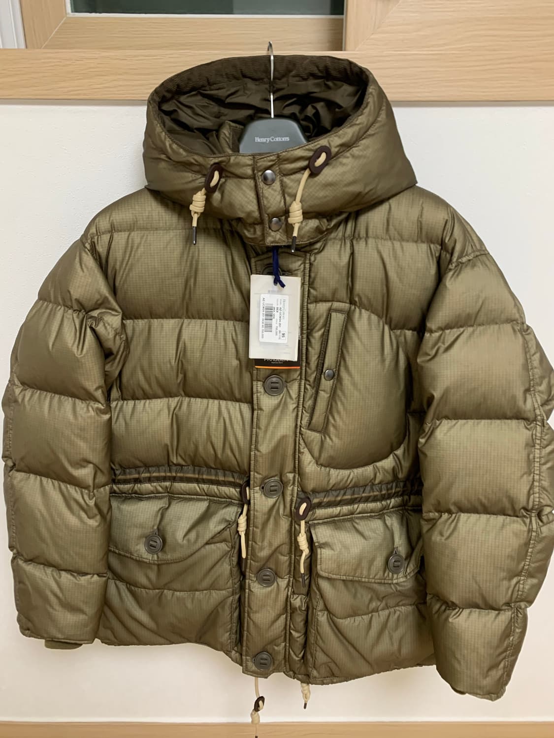 헨리코튼 ffc 카라코람 립스탑 다운 패딩 베이지 상품이미지7