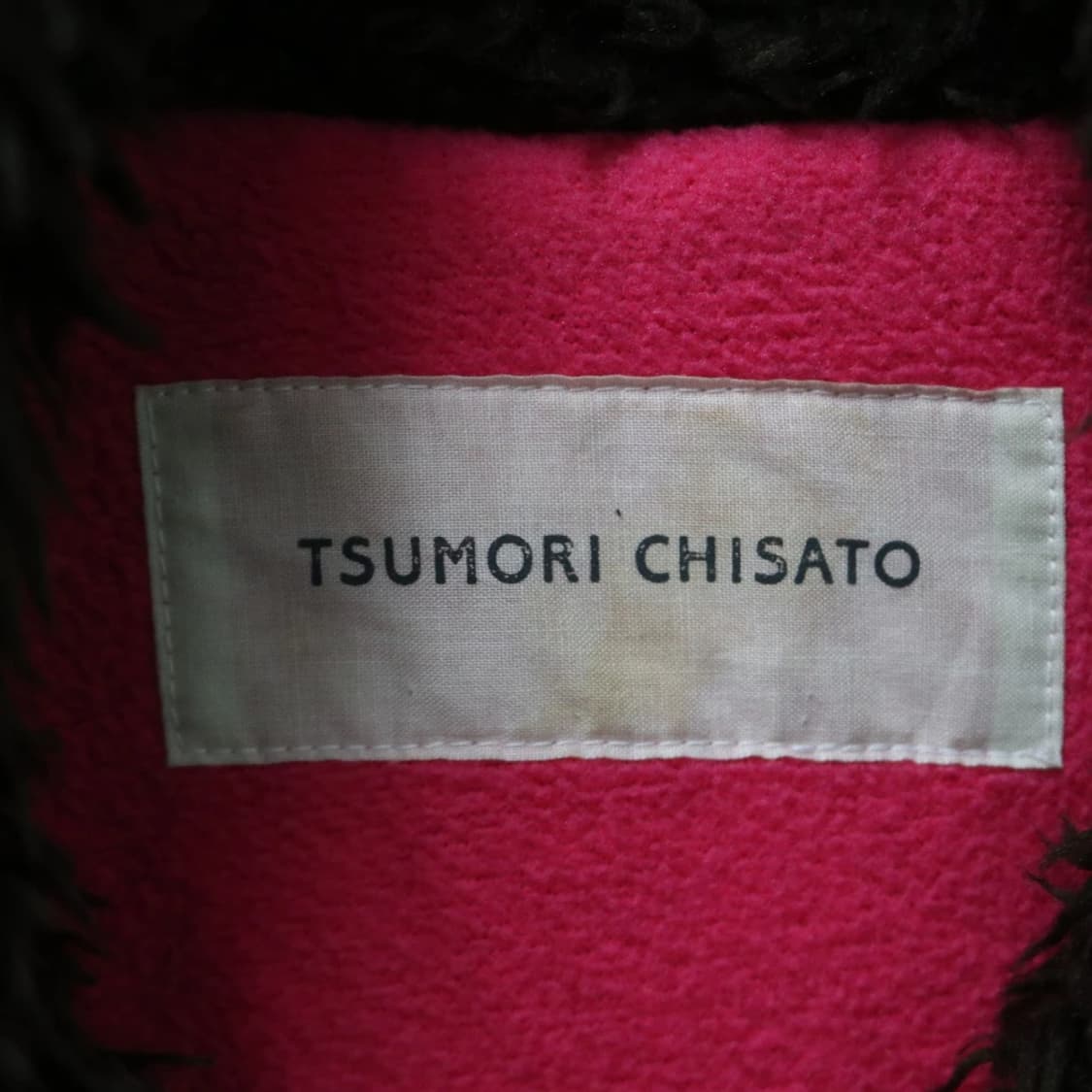 츠모리치사토 하이넥 울 혼방 후리스 점퍼 61909 상품이미지6