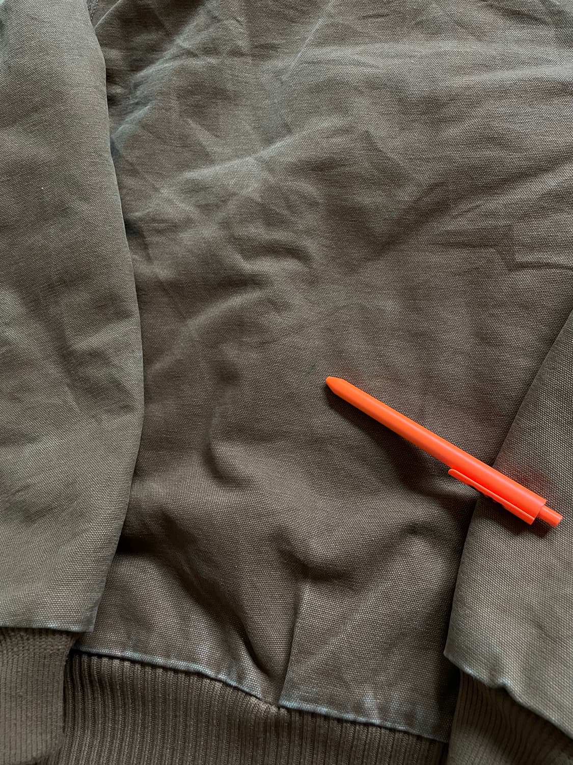 칼하트 j130 BRN 브라운 액티브 자켓 샌드스톤 상품이미지8