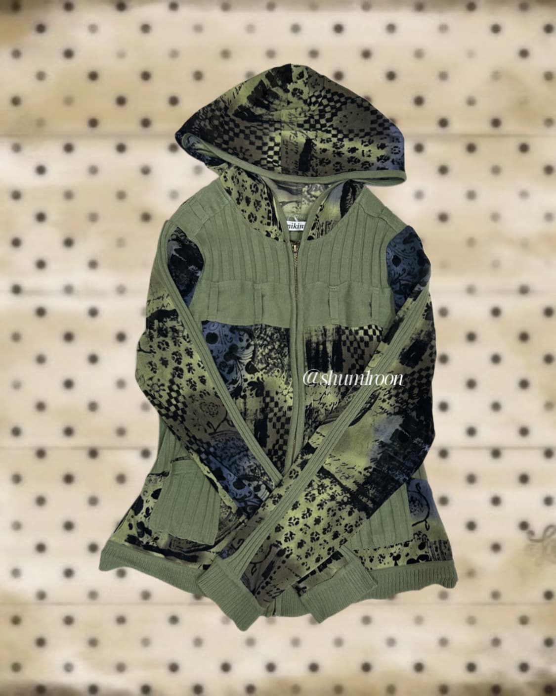 [셋업] y2k 일본 오리엔탈 빈티지 아베크롬비 후드집업 상품이미지5