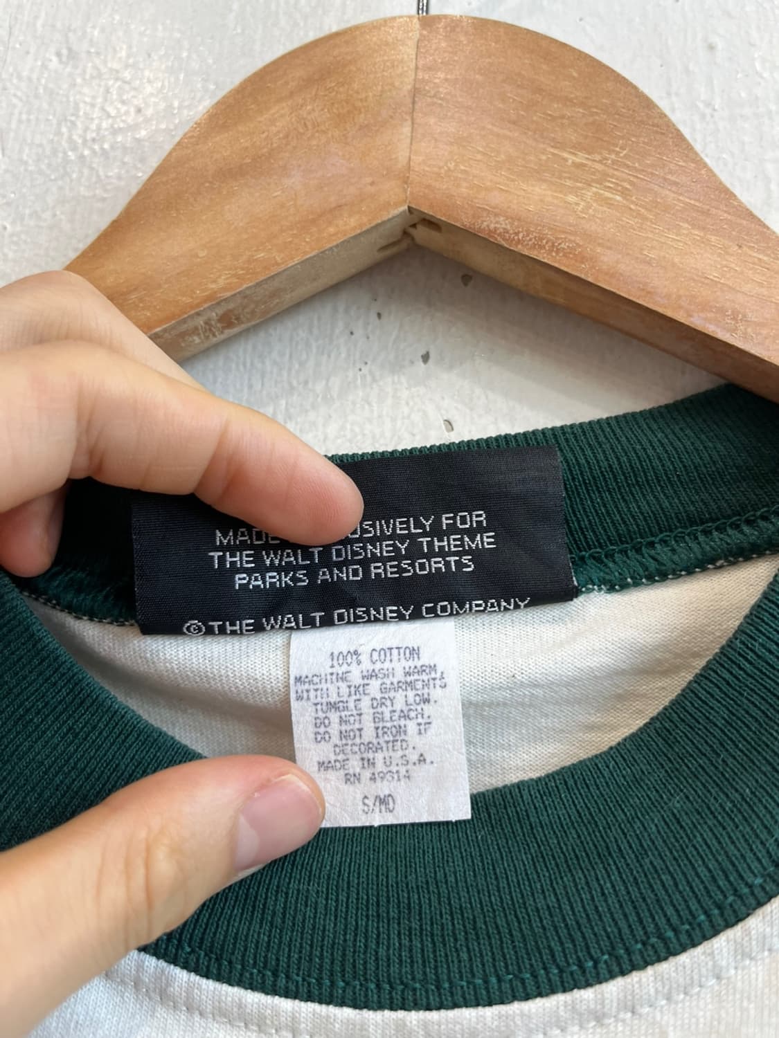 90s 디즈니 오리지널 미키 반팔 티셔츠 Made in USA 상품이미지9