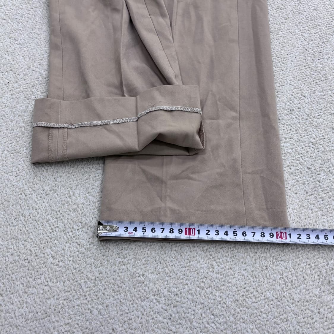 32 무신사스탠다드 베이지 치노 팬츠 0428E 상품이미지10