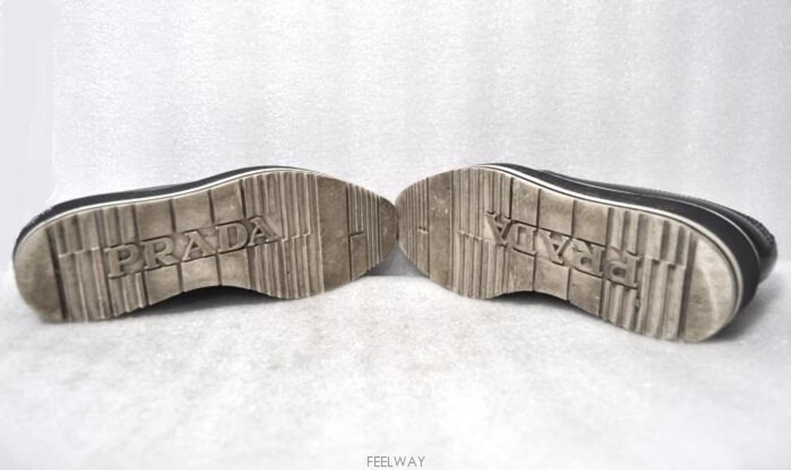프라다/여성윙팁에나멜클리퍼슈즈(사이즈250)정품 상품이미지6