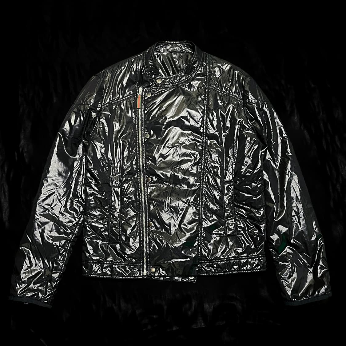 구찌 광택 라이더 패딩 자켓 상품이미지1