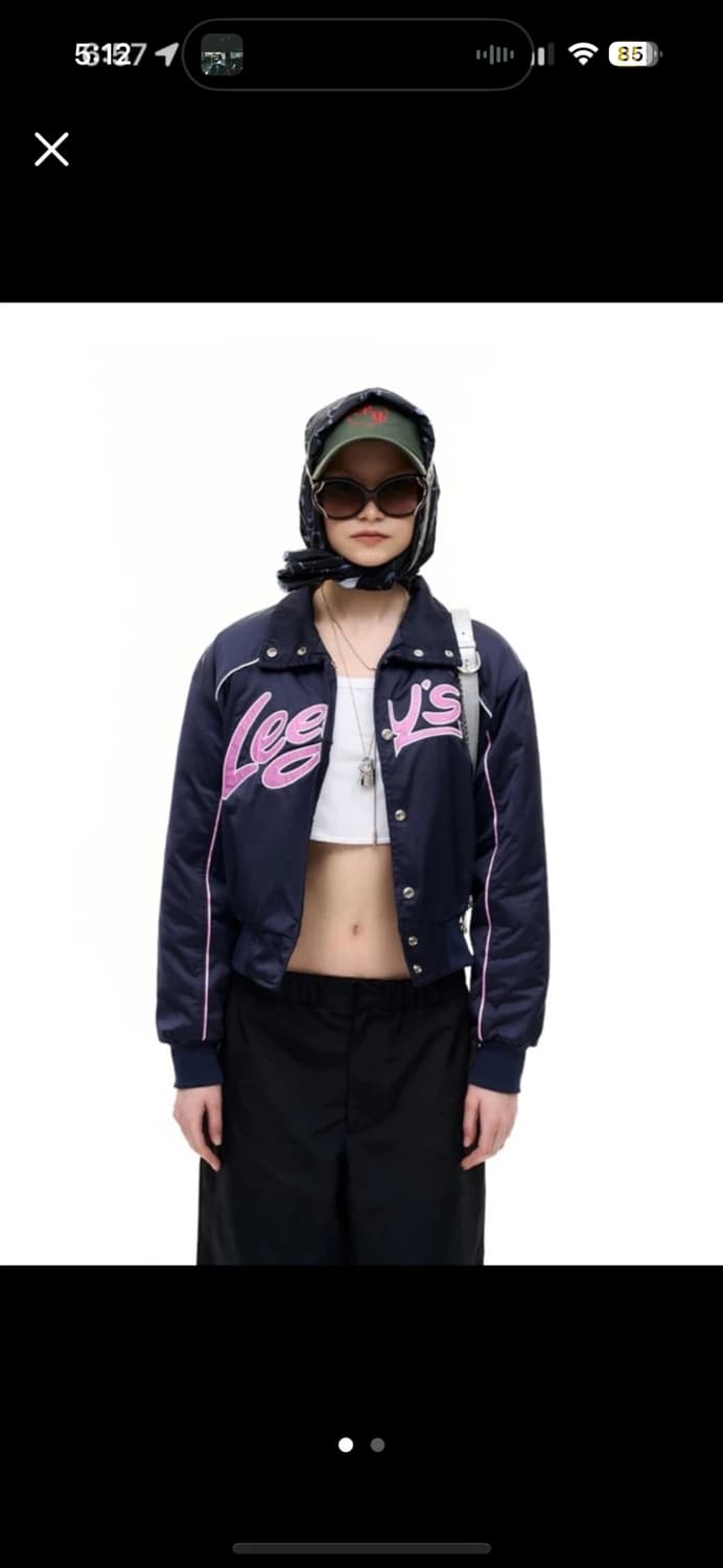 Leey yeel 봄버 블루종 자켓 상품이미지1