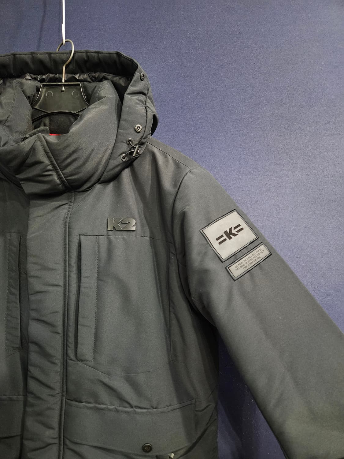 케이투 차콜컬러 남성 100 구스다운 패딩  상품이미지4