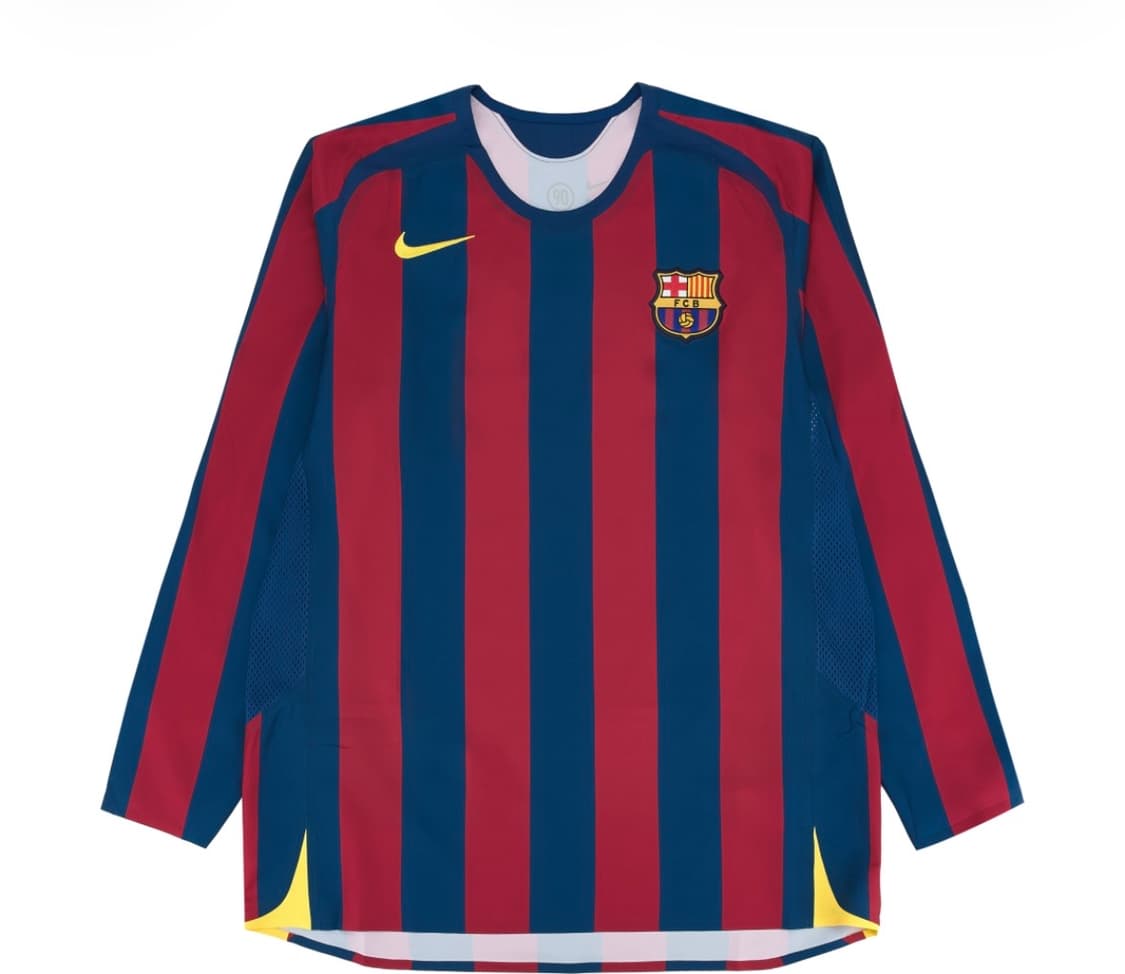 나이키 호나우지뉴 FC 바르셀로나 2005/06 레트로 사커 레플리카 상품이미지1