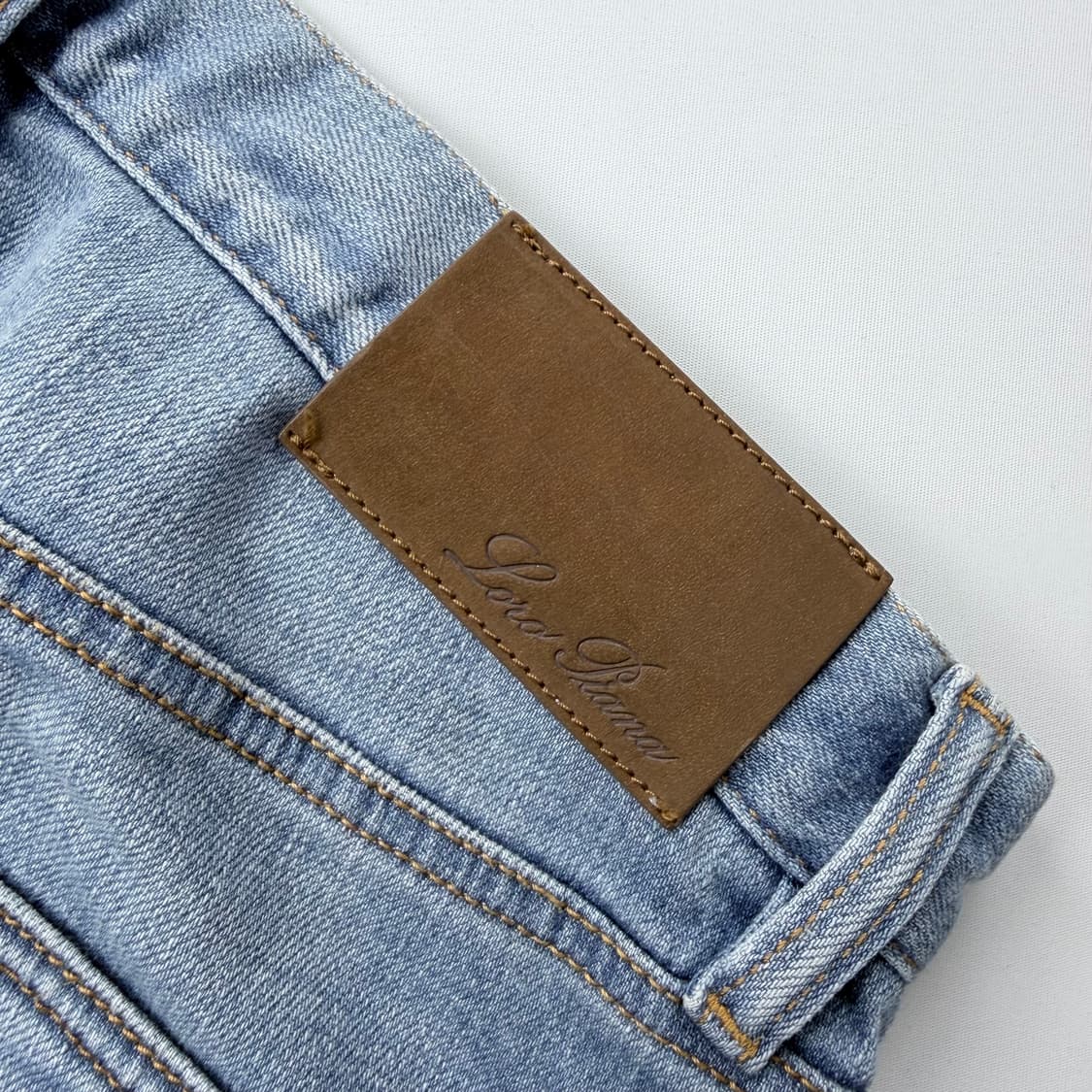 로로피아나 23ss 도치오 트라우저 데님 재패니즈 아주르 상품이미지9