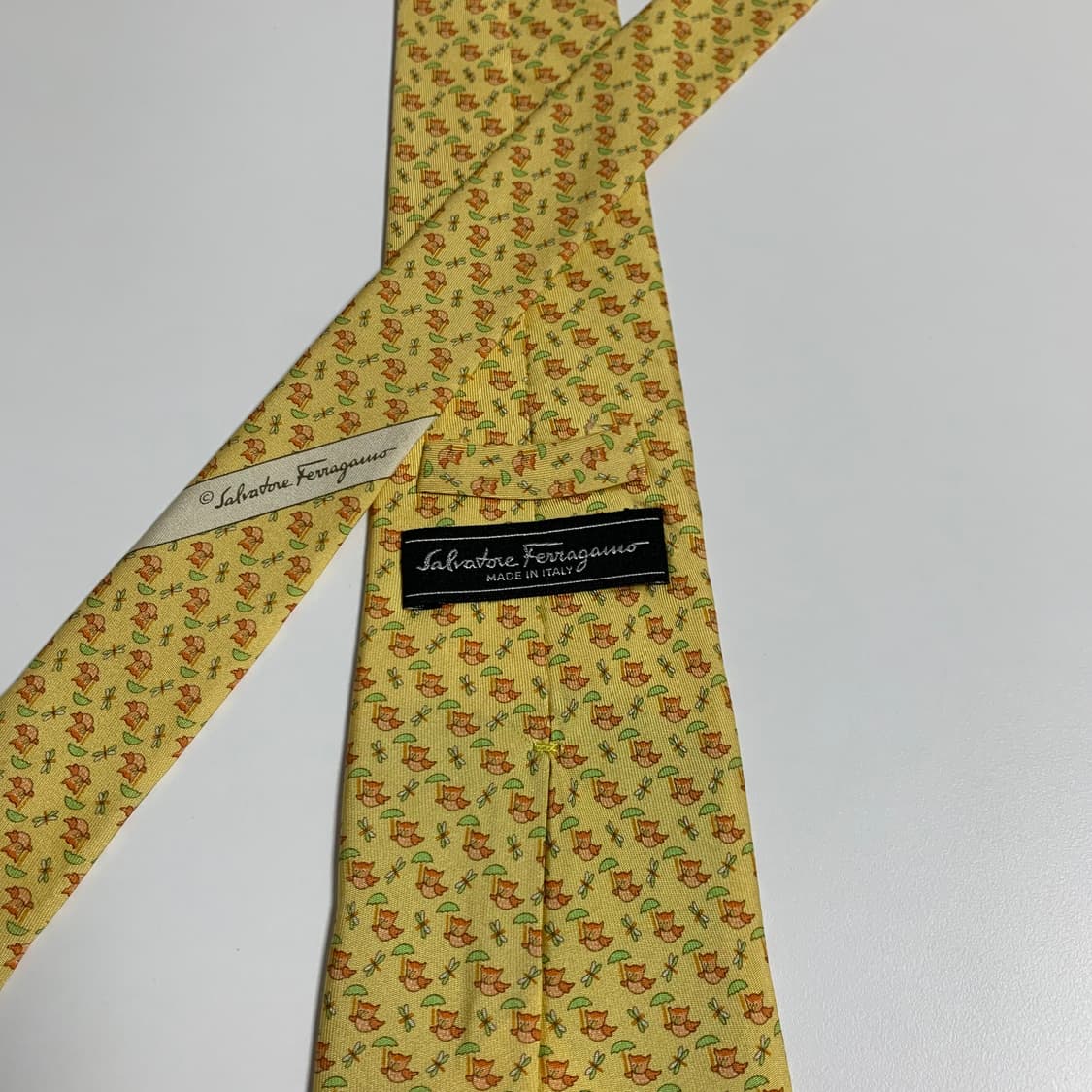 살바토레 페레가모 명품 빈티지넥타이 A등급 8.8cm 상품이미지4