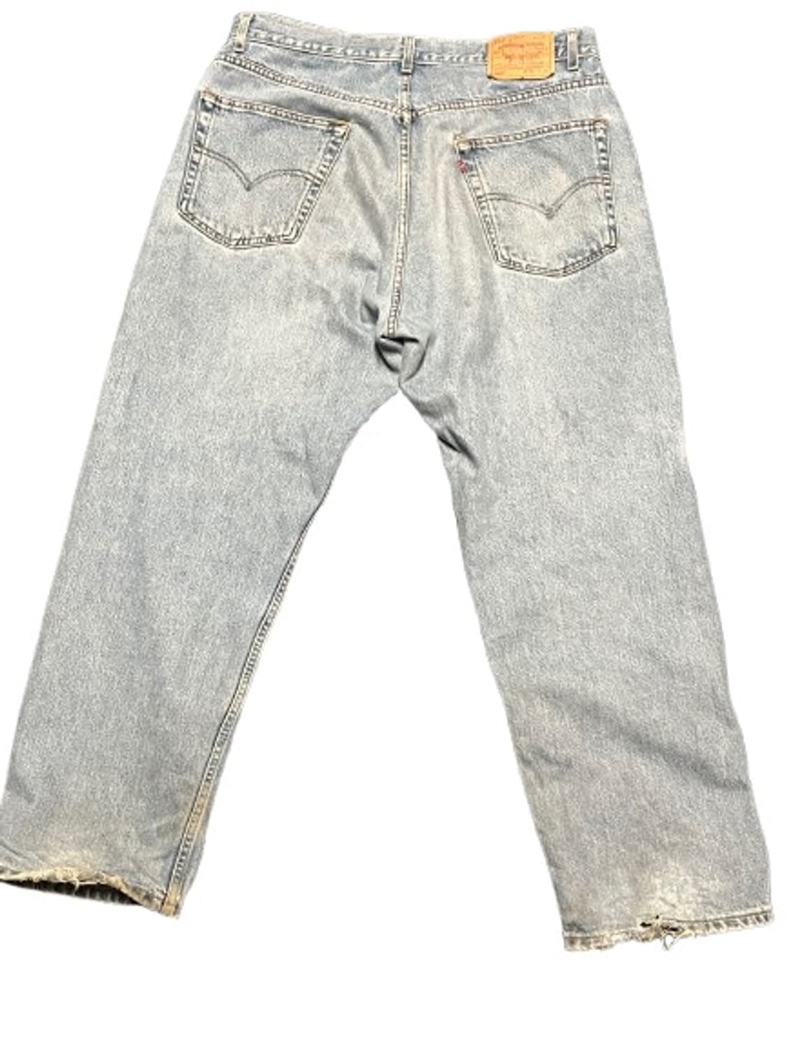 빈티지 리바이스 569 루즈 스트레이트핏 데님 중 청 상품이미지3