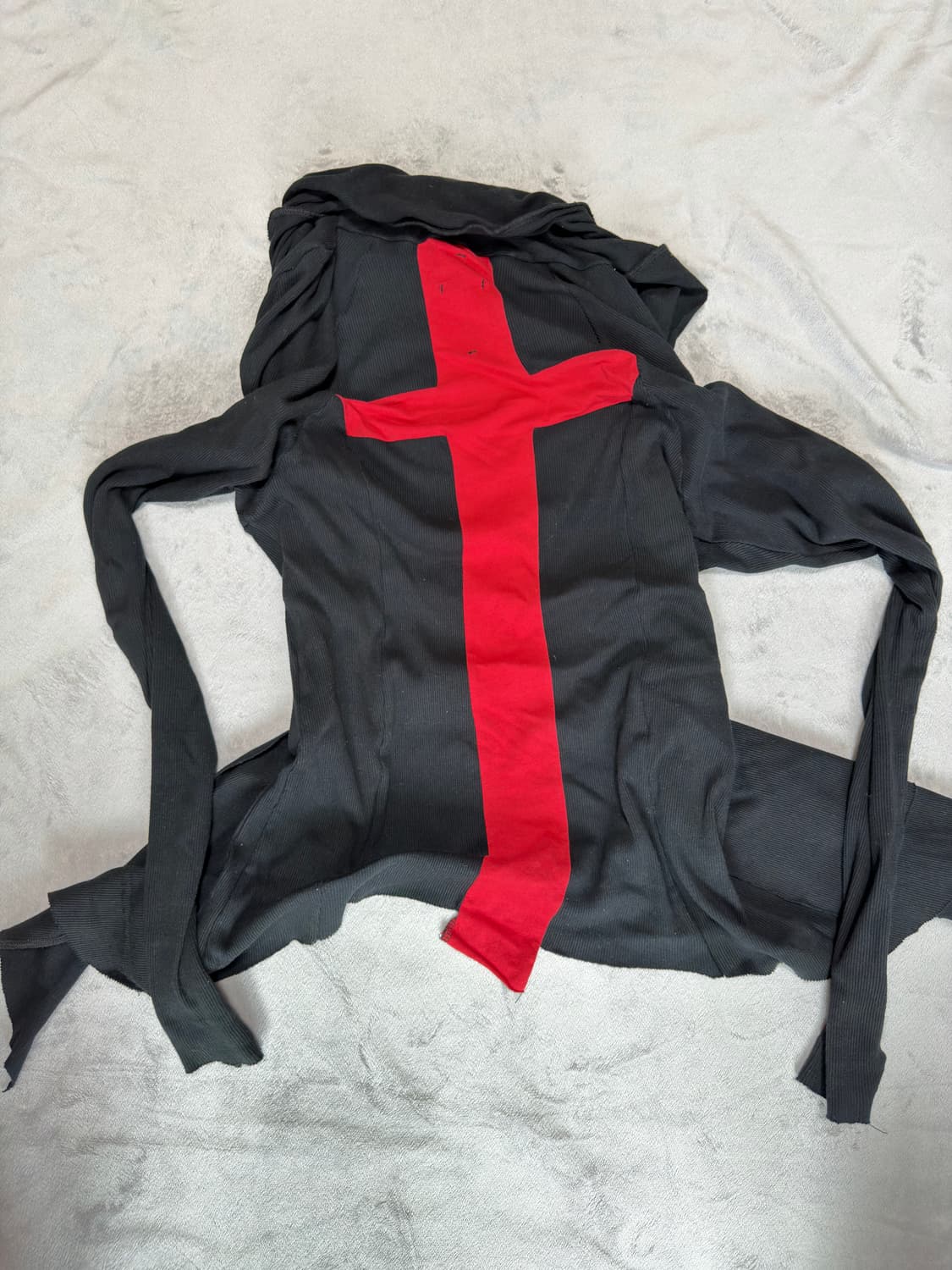L.G.B red cross cardigan 상품이미지1