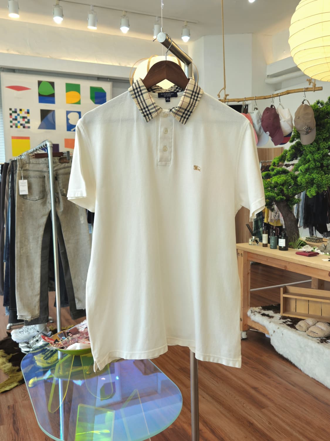 버버리 카라 티셔츠 상품이미지1