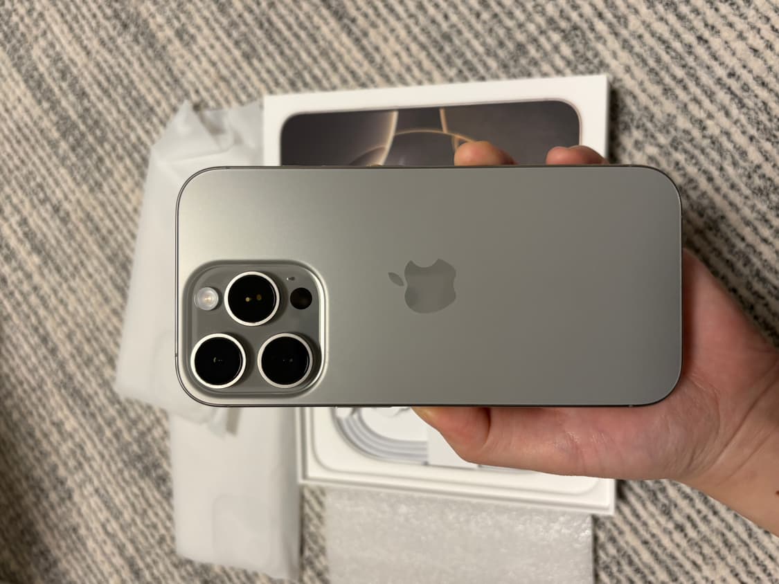 아이폰16 프로 256 내추럴티타늄 배터리성능100 S급 상품이미지7