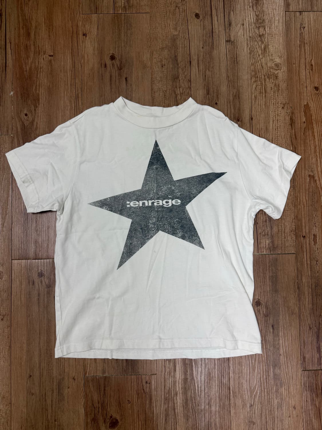 ENRAGE STAR 90S TEE - VINTAGE WHITE 상품이미지3