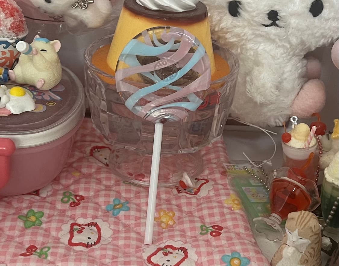 희귀 유리공예 이탈리아 막대사탕 캔디 스위츠 빈티지 고전 디저트 소품 상품이미지2