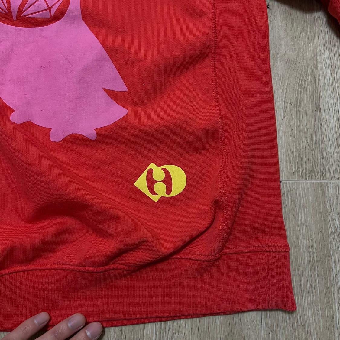 럭키슈에뜨 여성 빅로고 맨투맨 M/95  상품이미지4