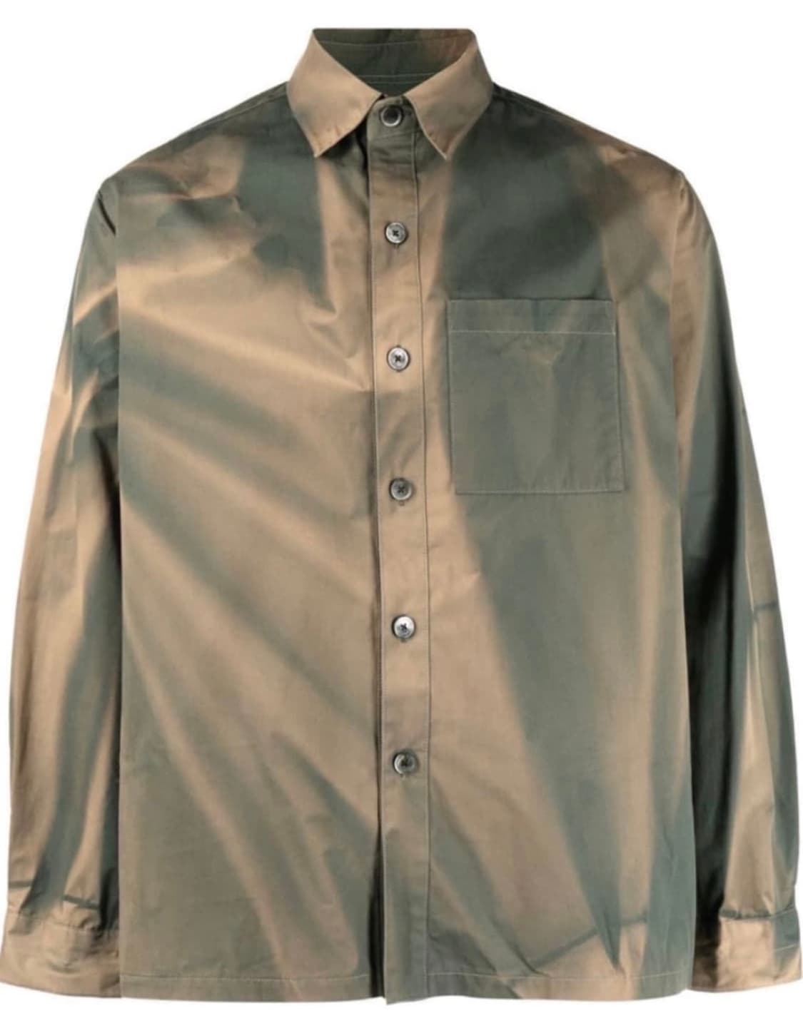 지용킴 22AW 그린 셔츠 L 상품이미지1