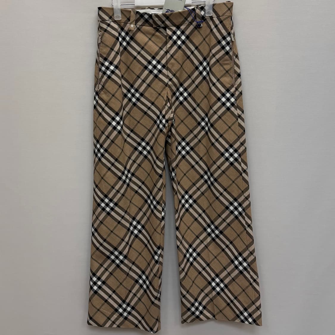 버버리 체크 테일러드 스트레이트 레고 팬츠 ( 32 ) 상품이미지1