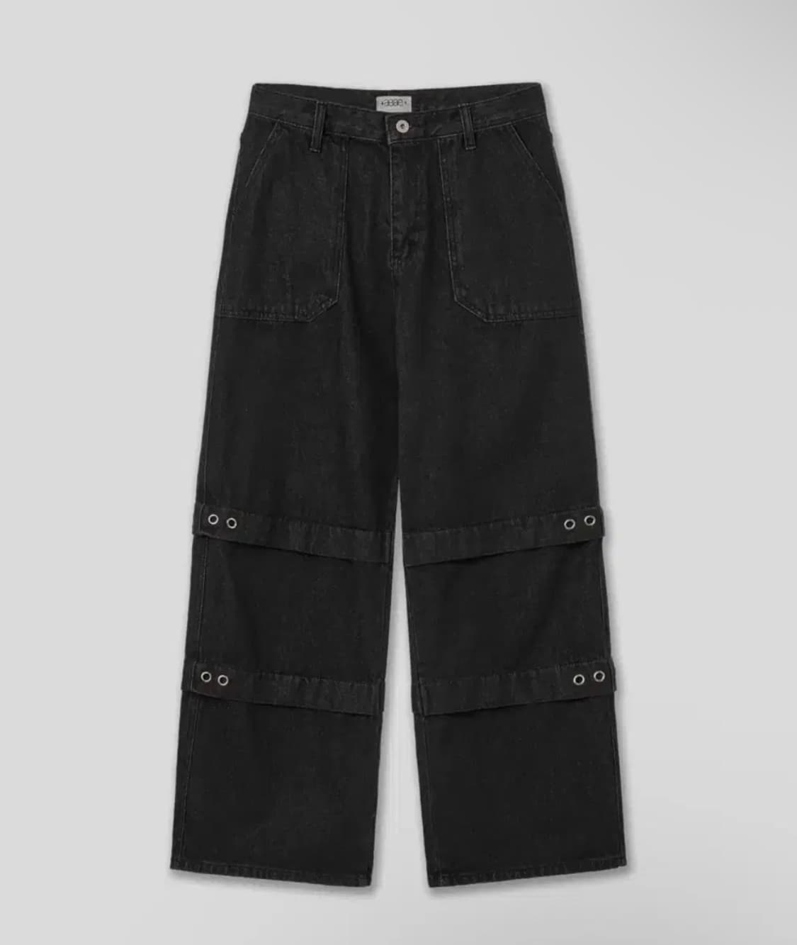aeae / LAYERED DENIM PANTS 블랙 상품이미지1