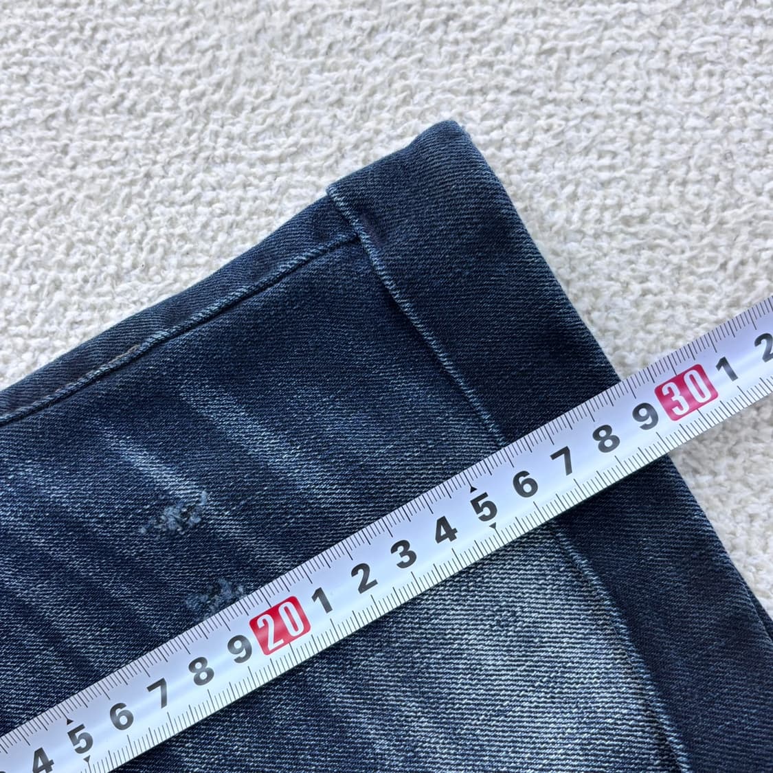 W27 리바이스 여성 데님 핫 팬츠 0406E 상품이미지7