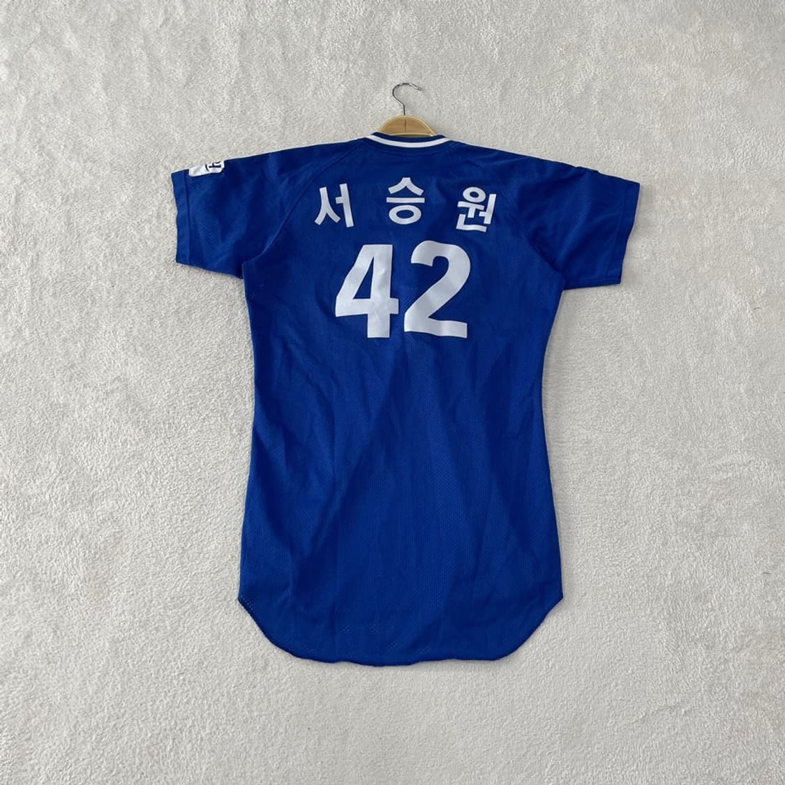 삼성라이온즈 올드 블루원 선수실착지급용 유니폼 100 서승원 상품이미지9