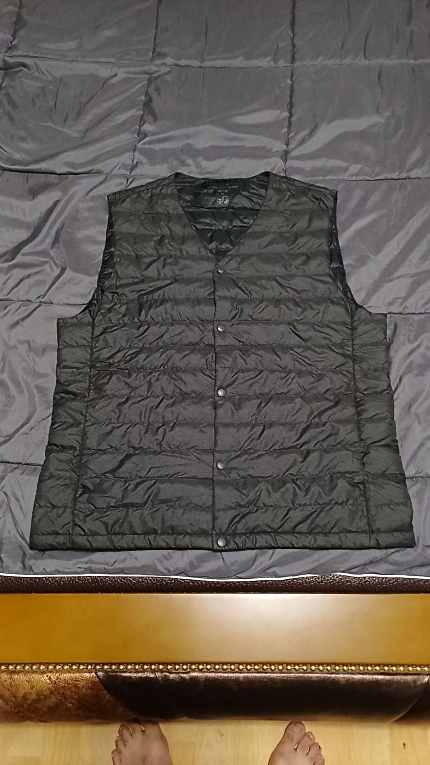 폴햄 구스경량조끼 실측100 가슴55 기장68 상품이미지1