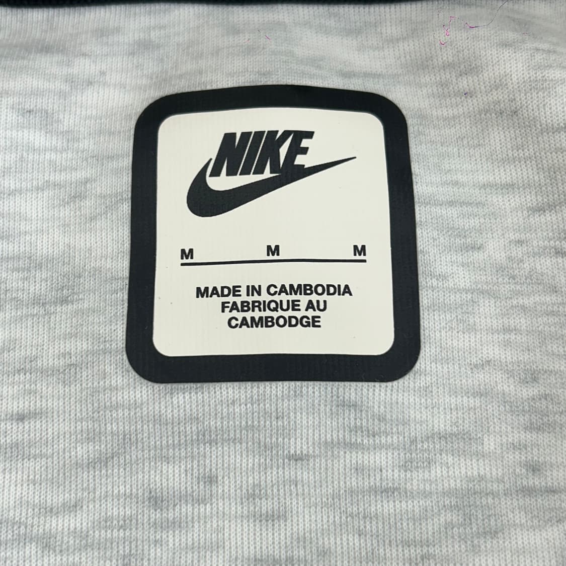 Nike 나이키 블랙로고 2-way 테크팩 멜란지 후드집업  상품이미지5