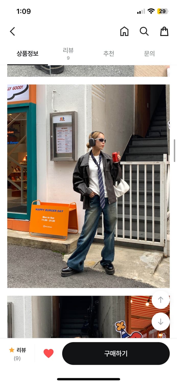 릿킴 레더자켓 블랙  FRED LEATHER JACKET 상품이미지5