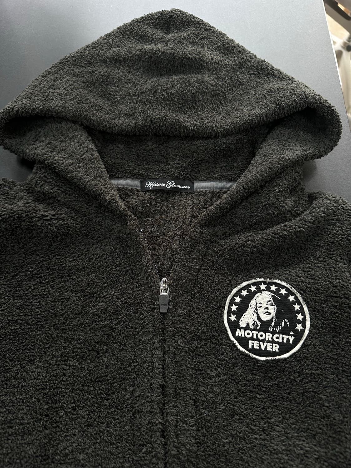 히스테릭글래머 히스걸 보아 파커 후드집업 그레이 상품이미지7