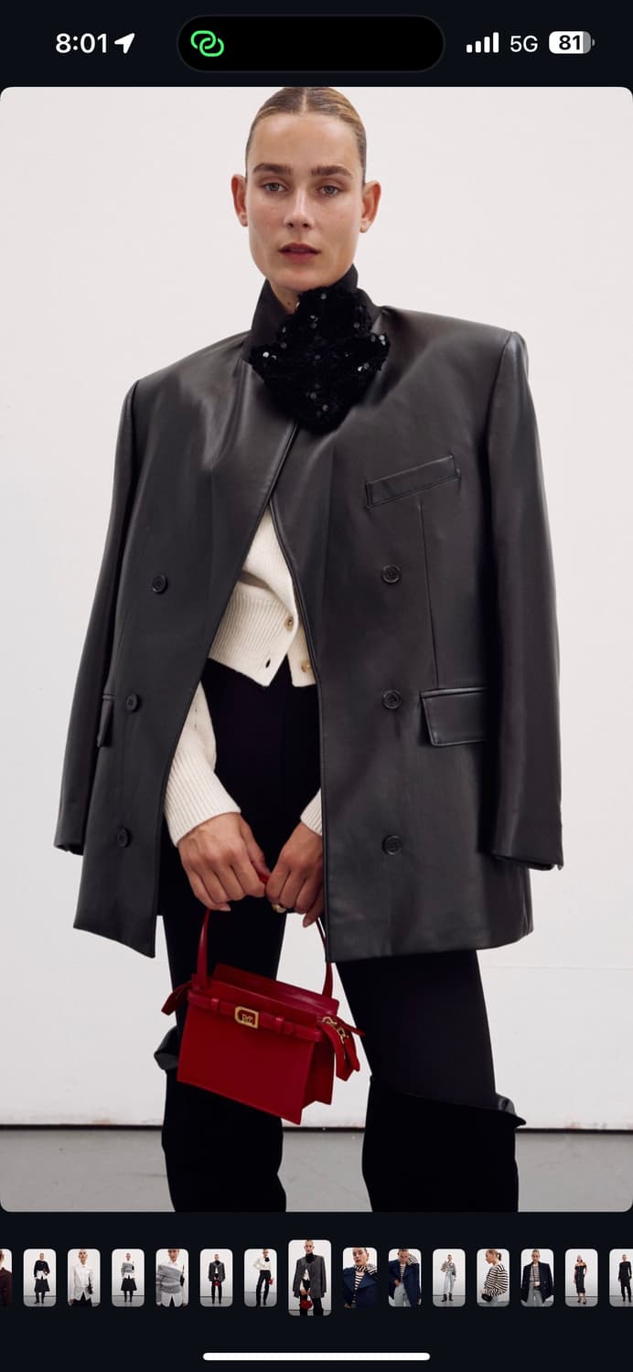 렉토 빅터 레더 블레이저 (L) 상품이미지2