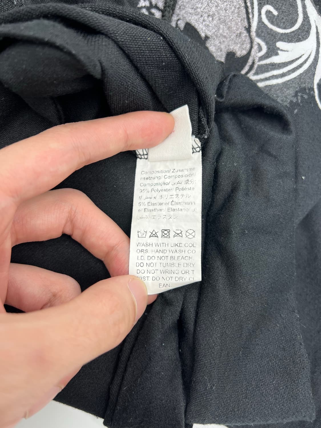 빈티지 스컬 프린팅 후드집업 상품이미지5