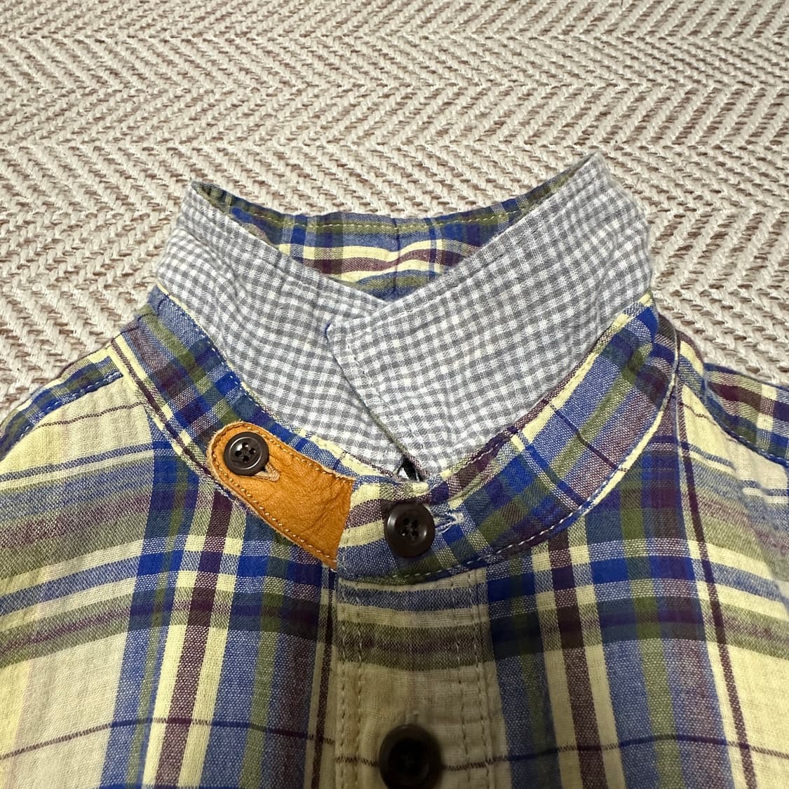 BEAMS check shirt 상품이미지3