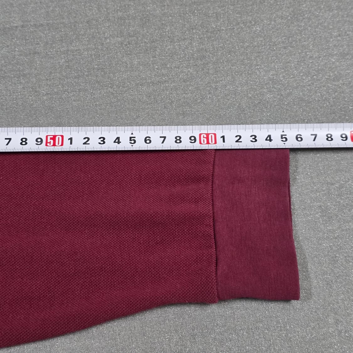 95 라코스테 긴팔 카라티 버건디 상품이미지6