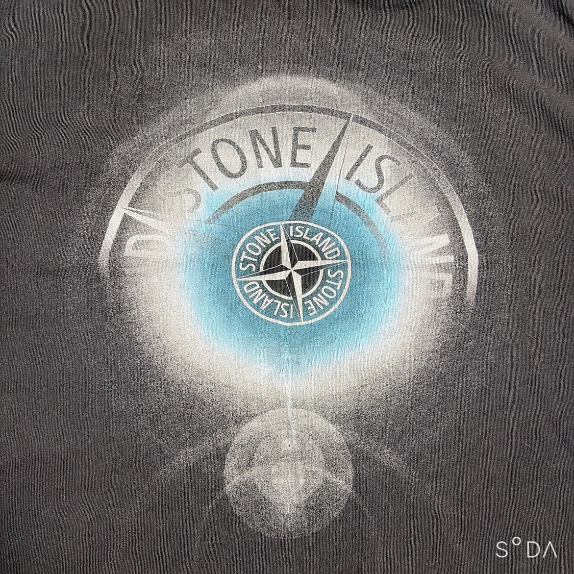 스톤아일랜드 주니어 블랙 반팔 티셔츠 (정) 상품이미지3