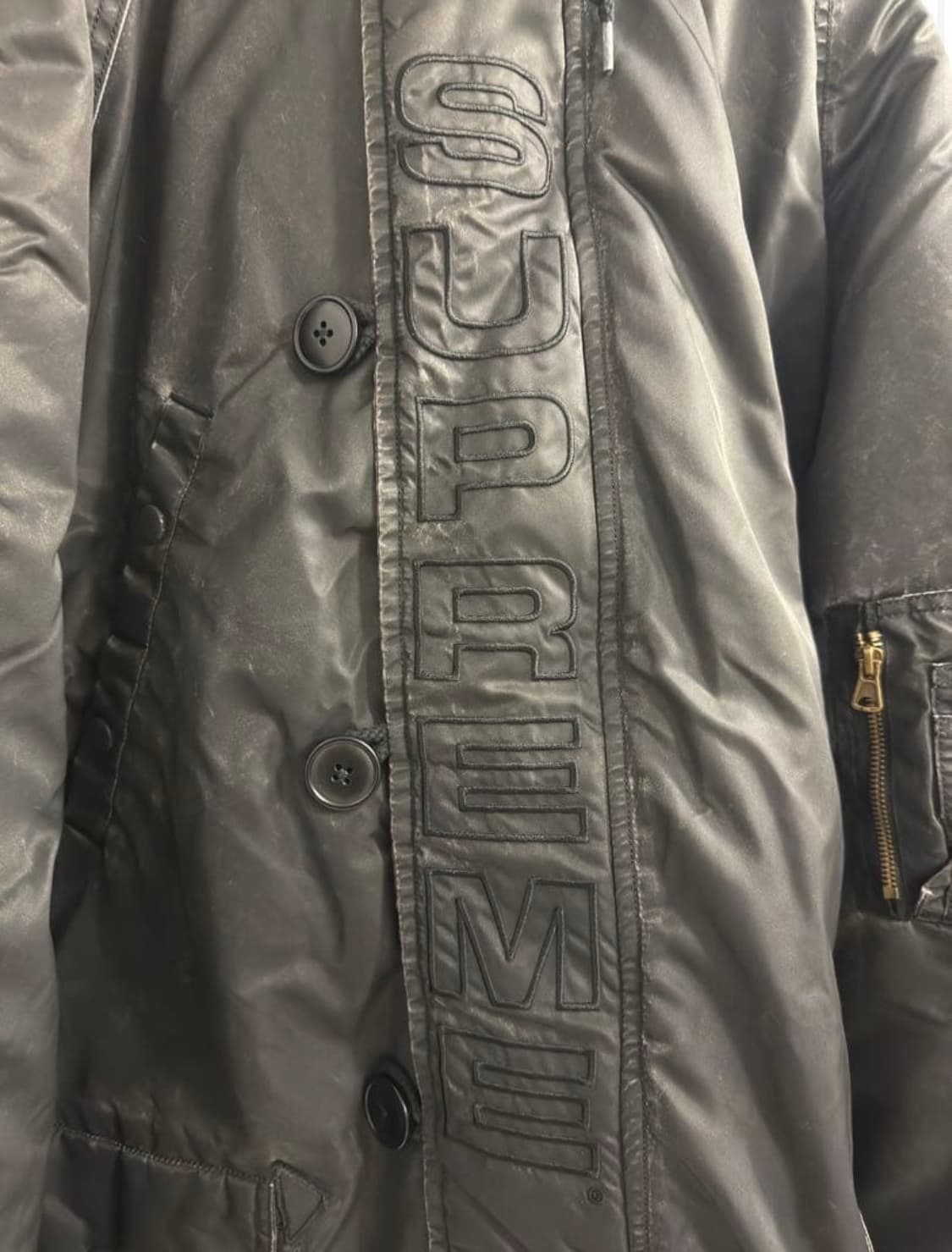 supreme N-3B satin black 24FW 상품이미지6