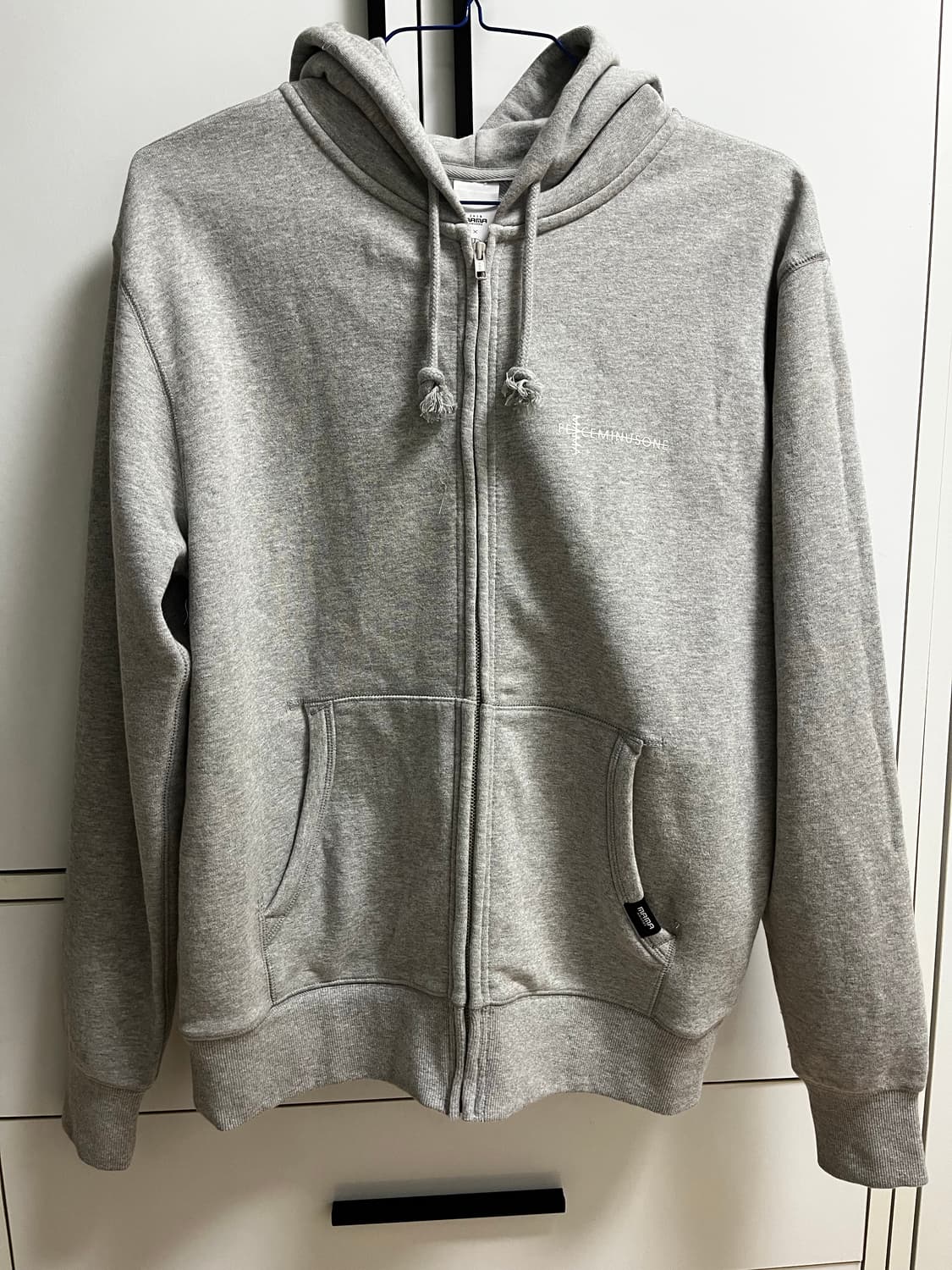 지드래곤 피스마이너스원X마마 팝업 후드집업 그레이 M 상품이미지3