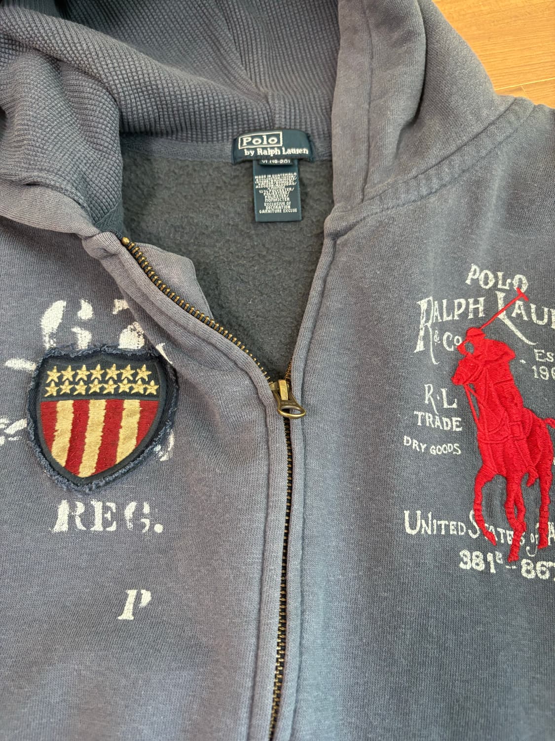 폴로 빅포니 후드집업 상품이미지2