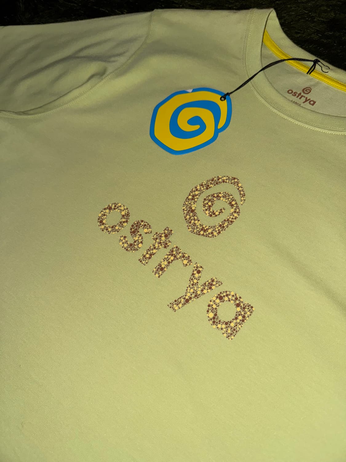 [L] OSTRYA 오스트리야 스월 로고 5050 티셔츠 라임 상품이미지2