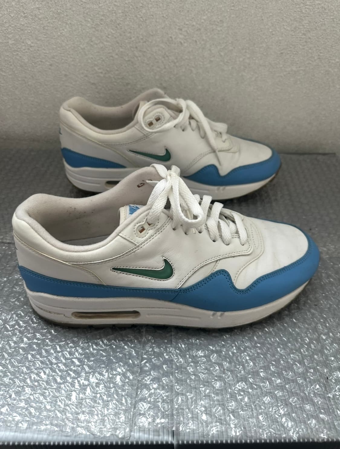 나이키 에어 맥스1 흰하 쥬얼 유니버시티블루 275 상품이미지3