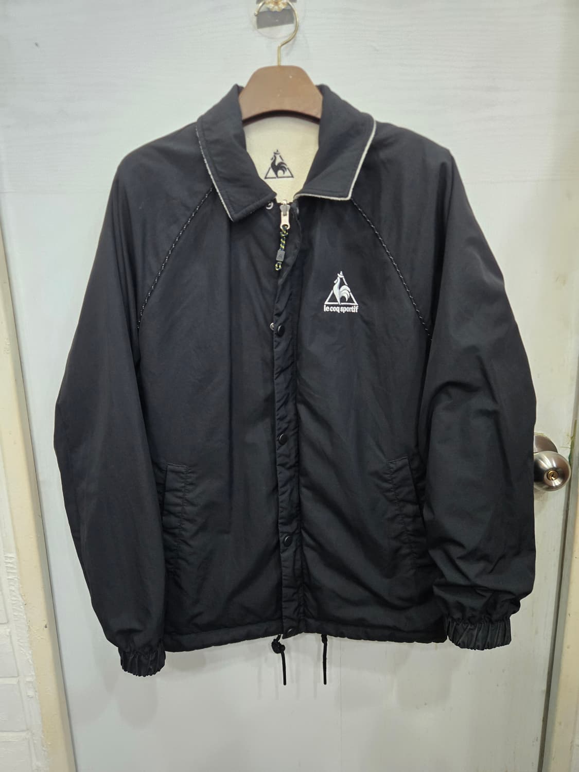 S,90크게나옴!)) LE COQ SPORTIF 르꼬끄 양면 후리스! 상품이미지5