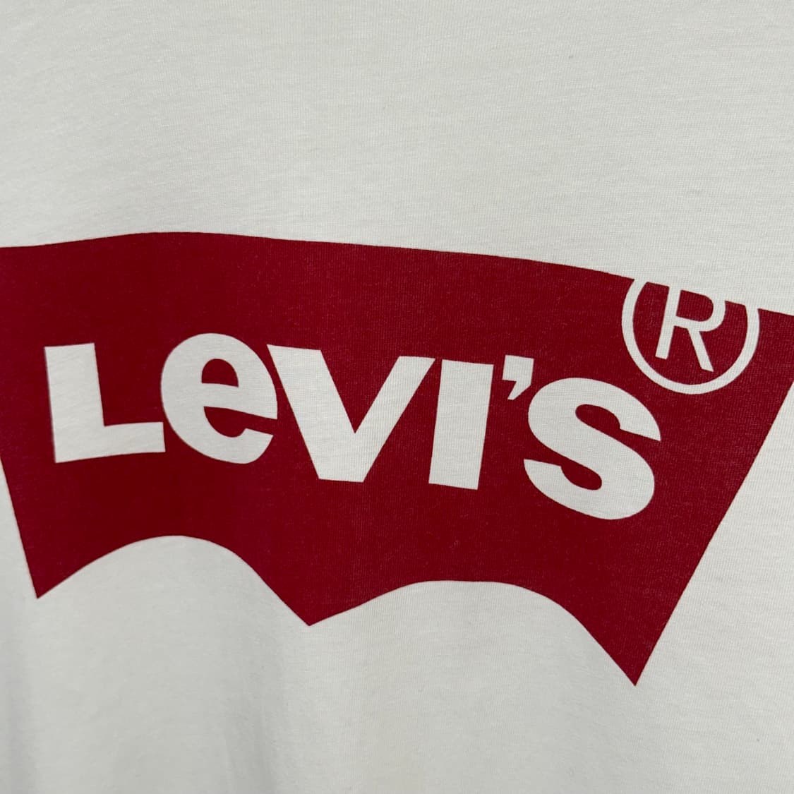 리바이스 levis 빅로고 반팔 티셔츠 화이트 상품이미지3