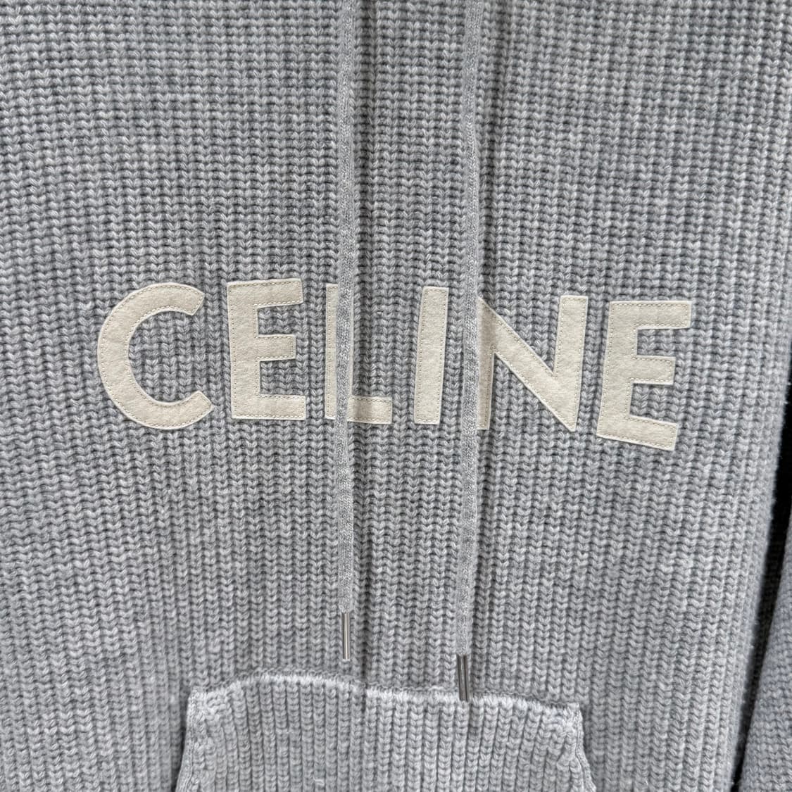 (A+/S) / 셀린느 울리브드 그레이 니트 후드 상품이미지5